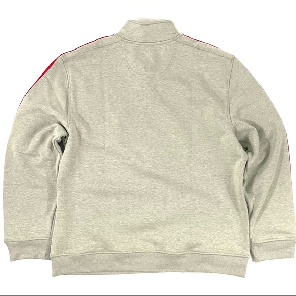IZOD mens pullover zipper sweatshirt - Picture 2 of 3